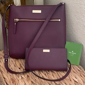 Kate Spade Rima Crossbody with matching wallet♠️🍁